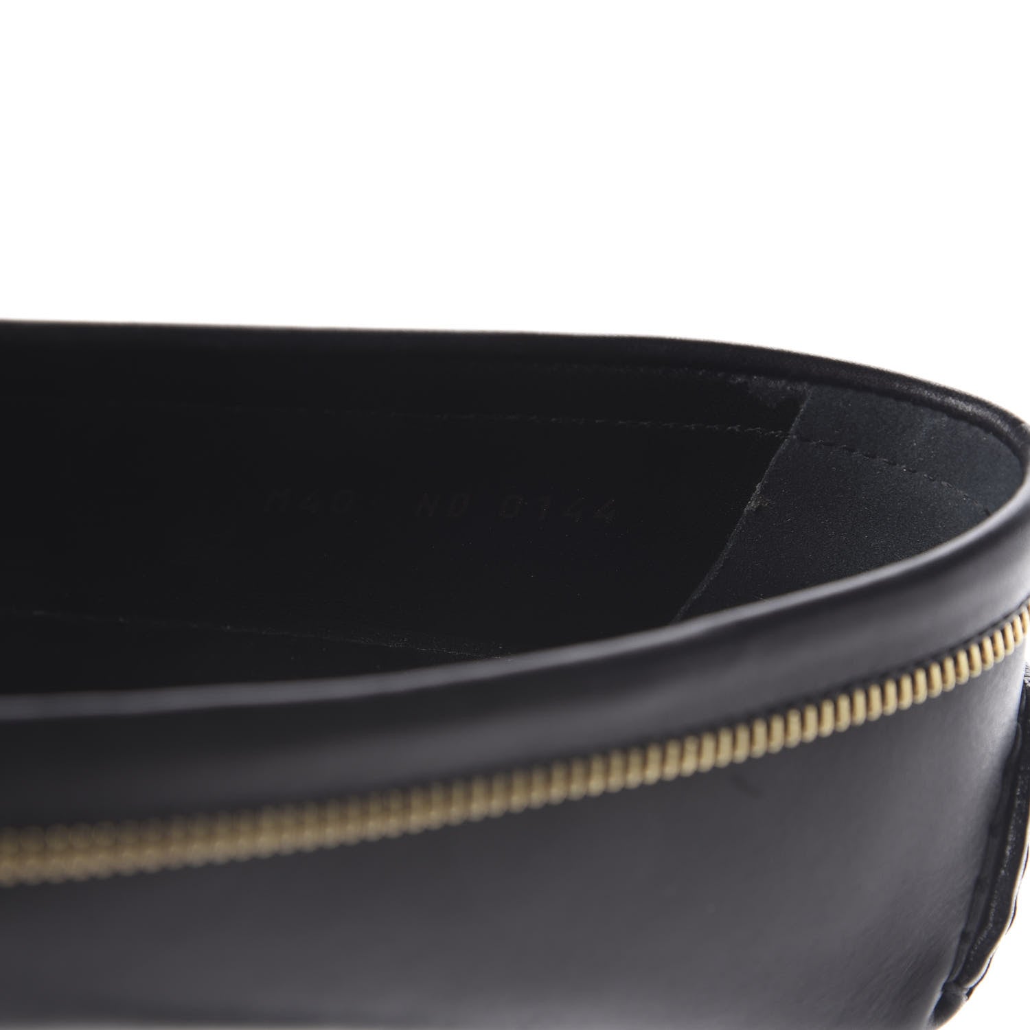Louis Vuitton Calfskin Zipper Oxford Loafers 40 Black 11 of 12