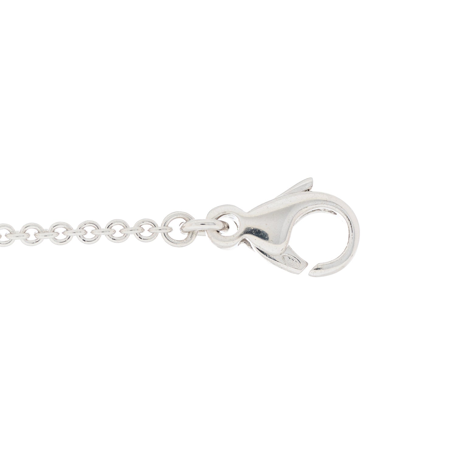 Bulgari Sterling Silver Ceramic Save The Children Pendant Necklace 6 of 7