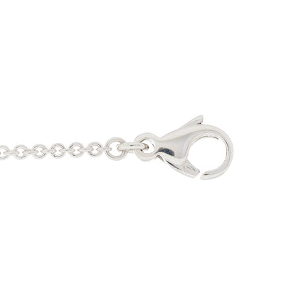 Bulgari Sterling Silver Ceramic Save The Children Pendant Necklace 6 of 7