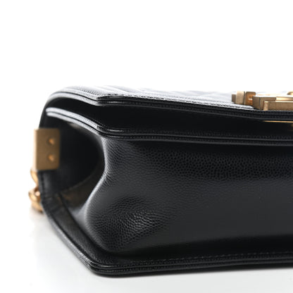 Chanel Caviar Quilted Small Boy Flap Black 8 of 9