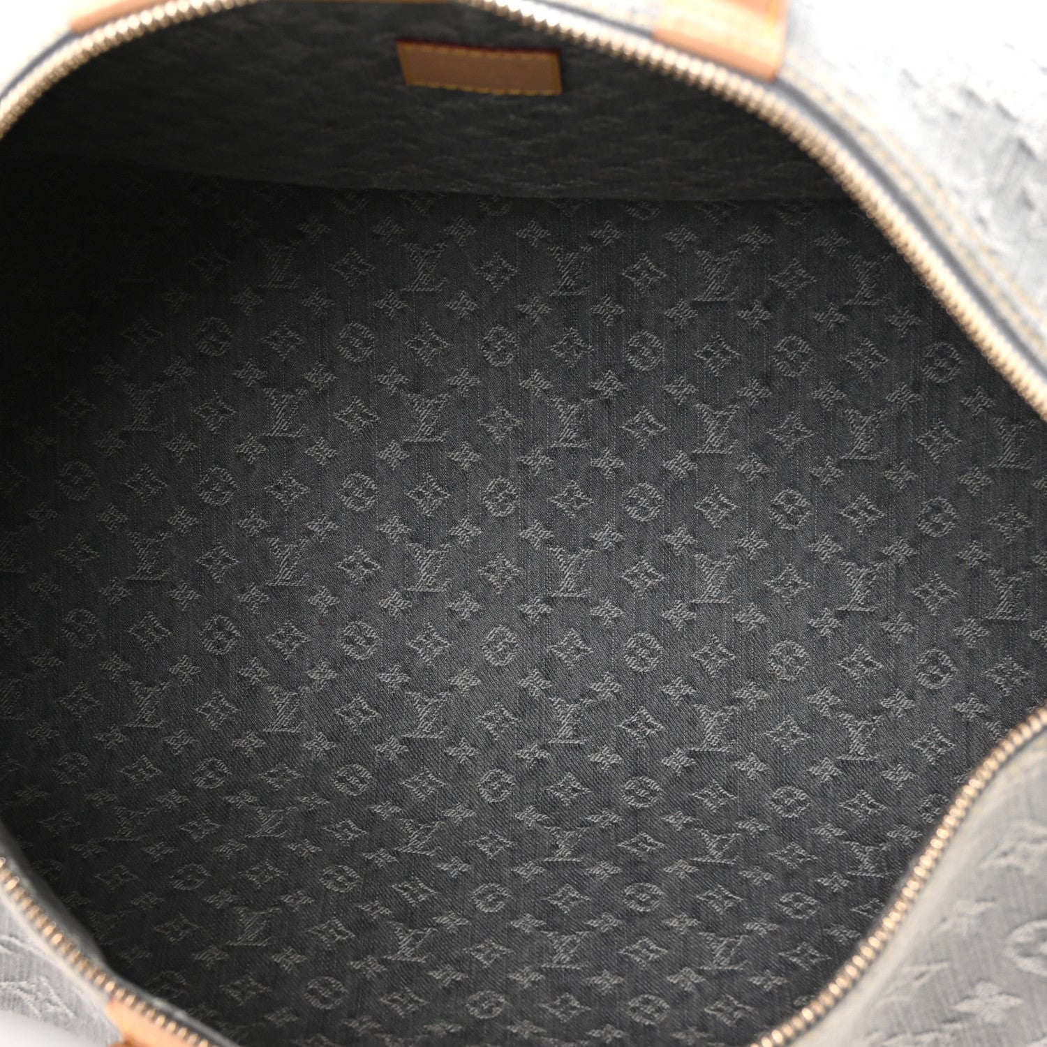 Louis Vuitton Denim Monogram Studded Keepall Bandouliere 45 Cloudy Grey 4 of 8