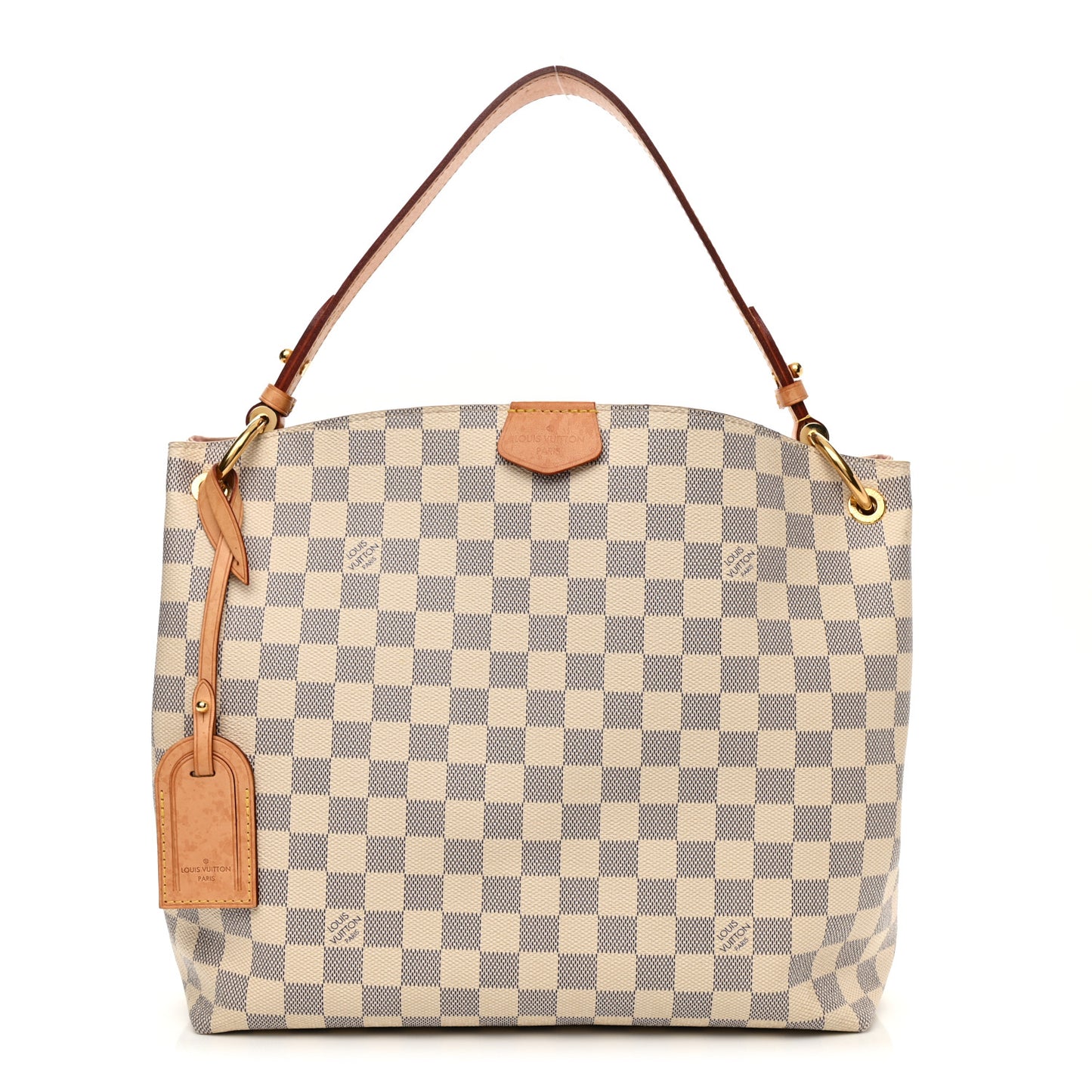 Damier Azur Graceful PM Rose Ballerine