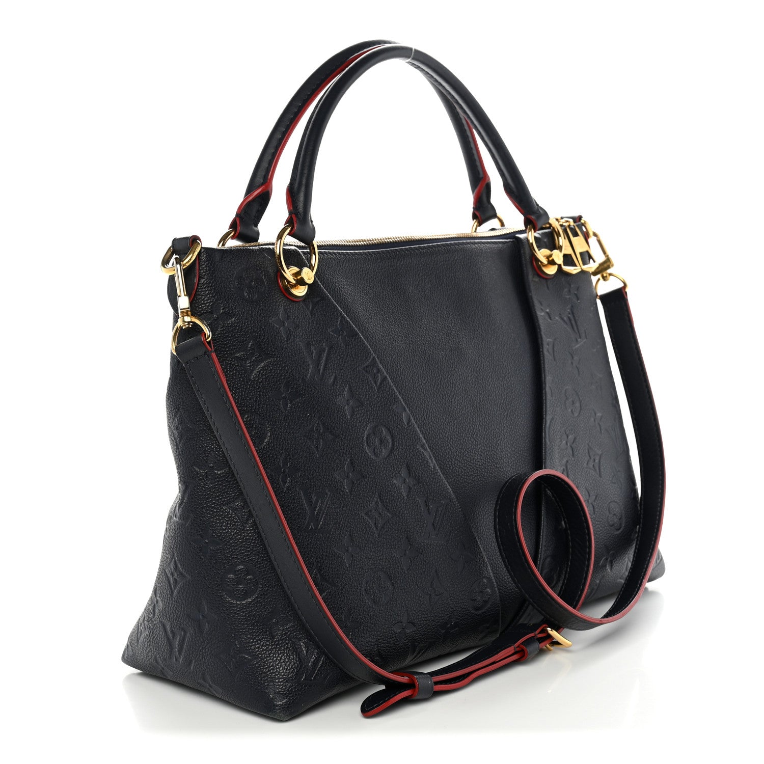 Louis Vuitton Empreinte V Tote MM Marine Rouge 3 of 10