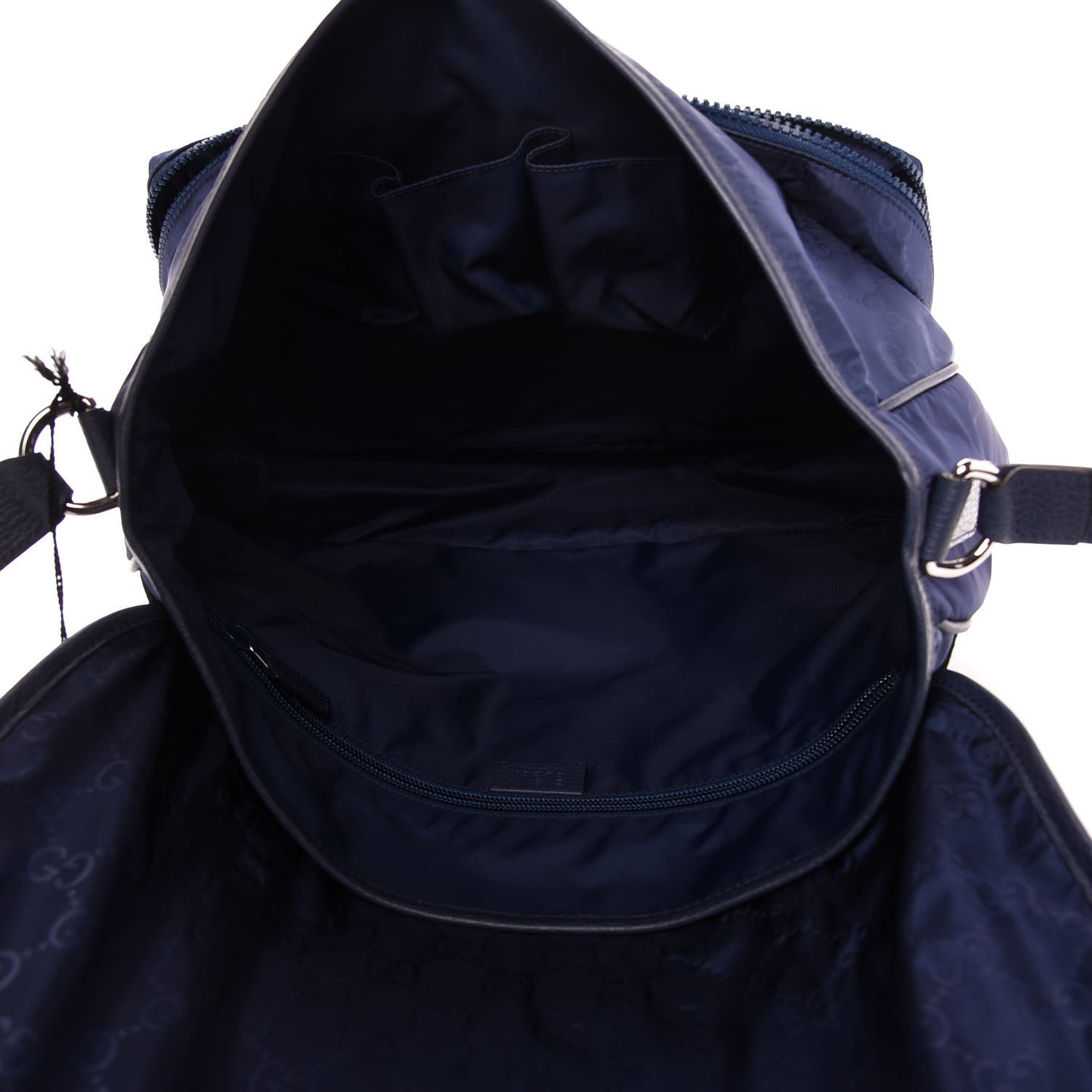 Nylon Monogram Double Buckle Flap Messenger Bag Tide
