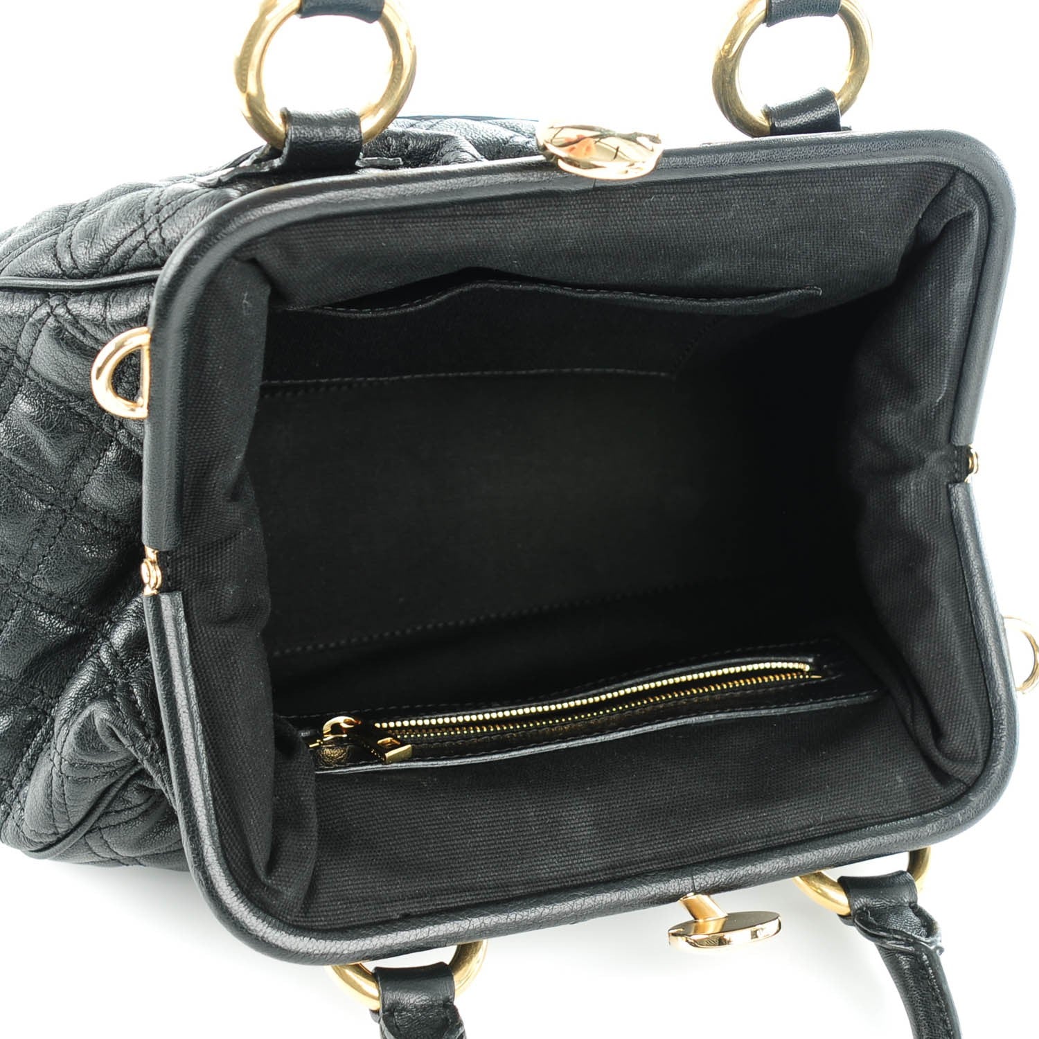 Marc Jacobs Calfskin Quilted Stam Black 5 of 8