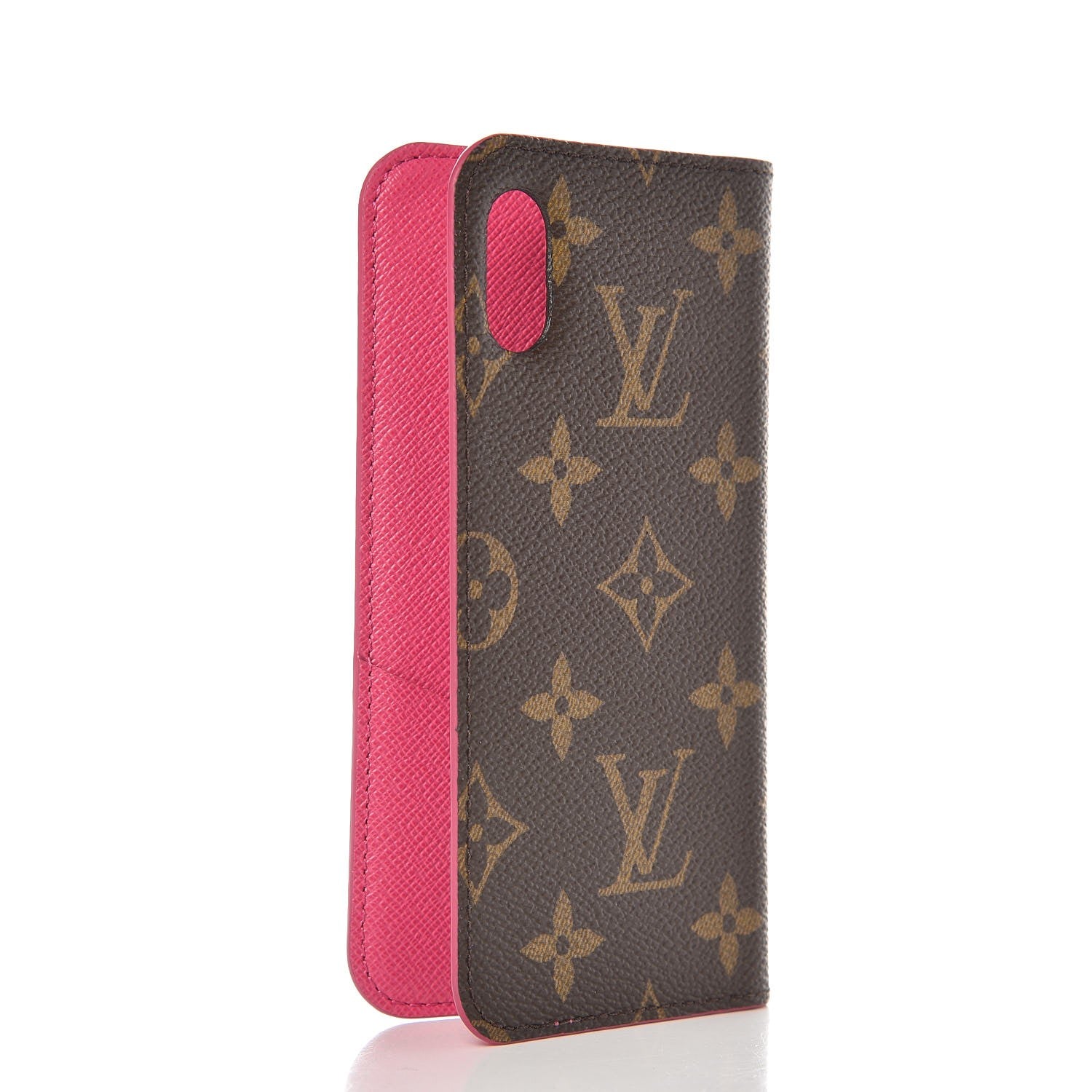 Louis Vuitton Monogram iPhone X Folio Case Rose Pop 3 of 7