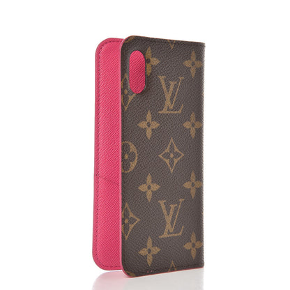 Louis Vuitton Monogram iPhone X Folio Case Rose Pop 3 of 7