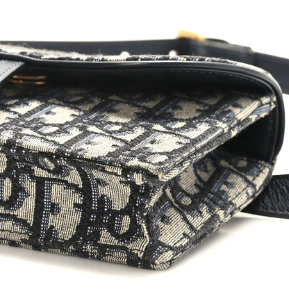 Christian Dior Oblique Saddle Belt Bag Blue 9 of 10