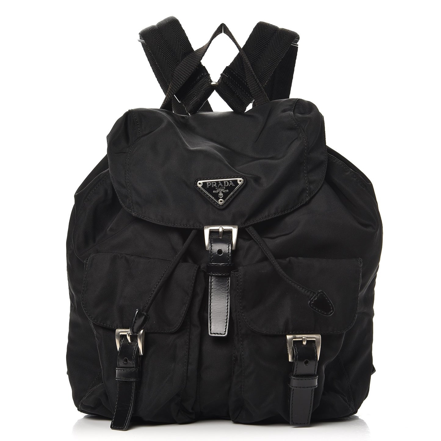 Nylon Vela Small Backpack Black