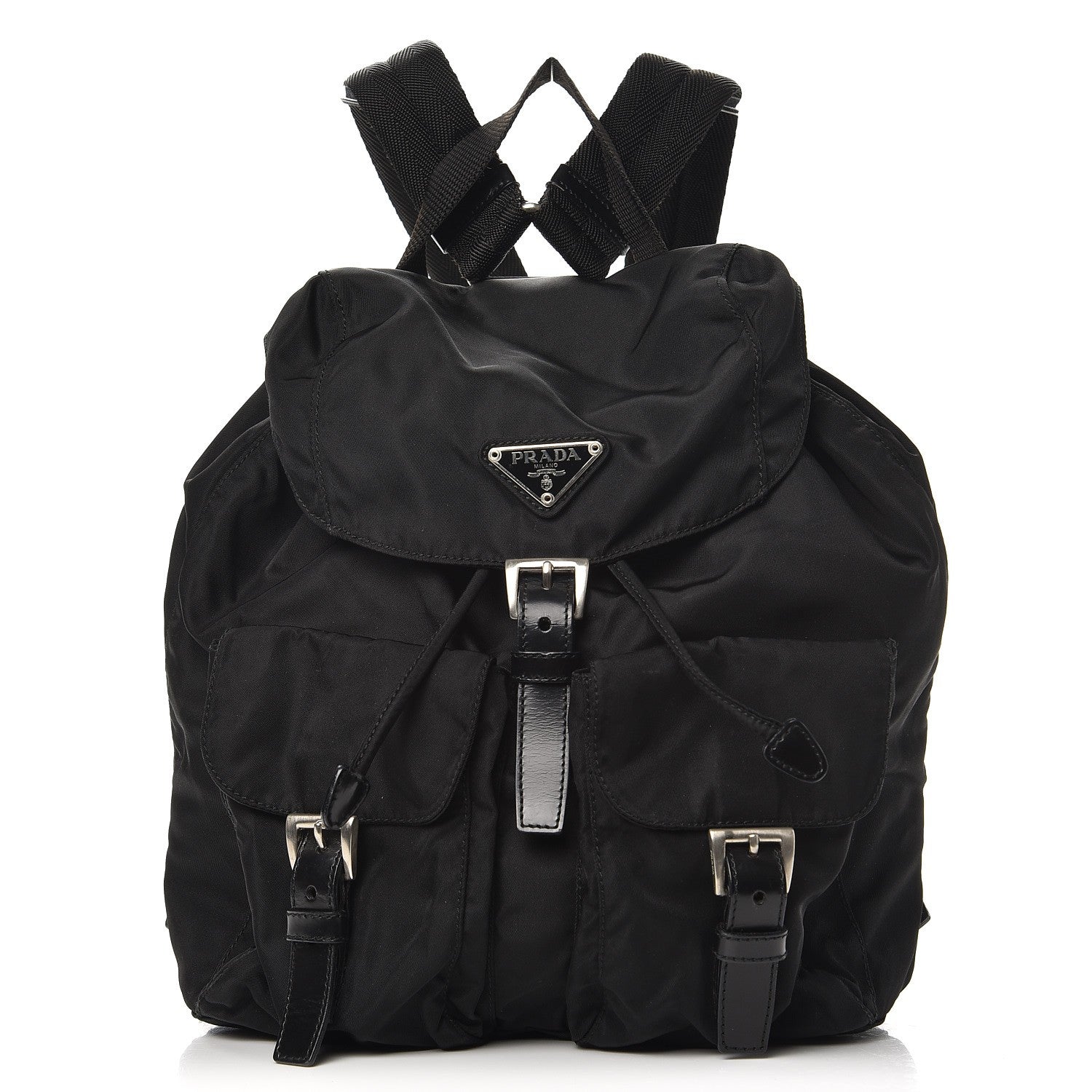 Prada Nylon Vela Small Backpack Black 1 of 7