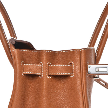 Hermes Natural Barenia Faubourg Birkin 30 Fauve 20 of 33