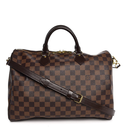Louis Vuitton Damier Ebene Speedy Bandouliere 35 1 of 12