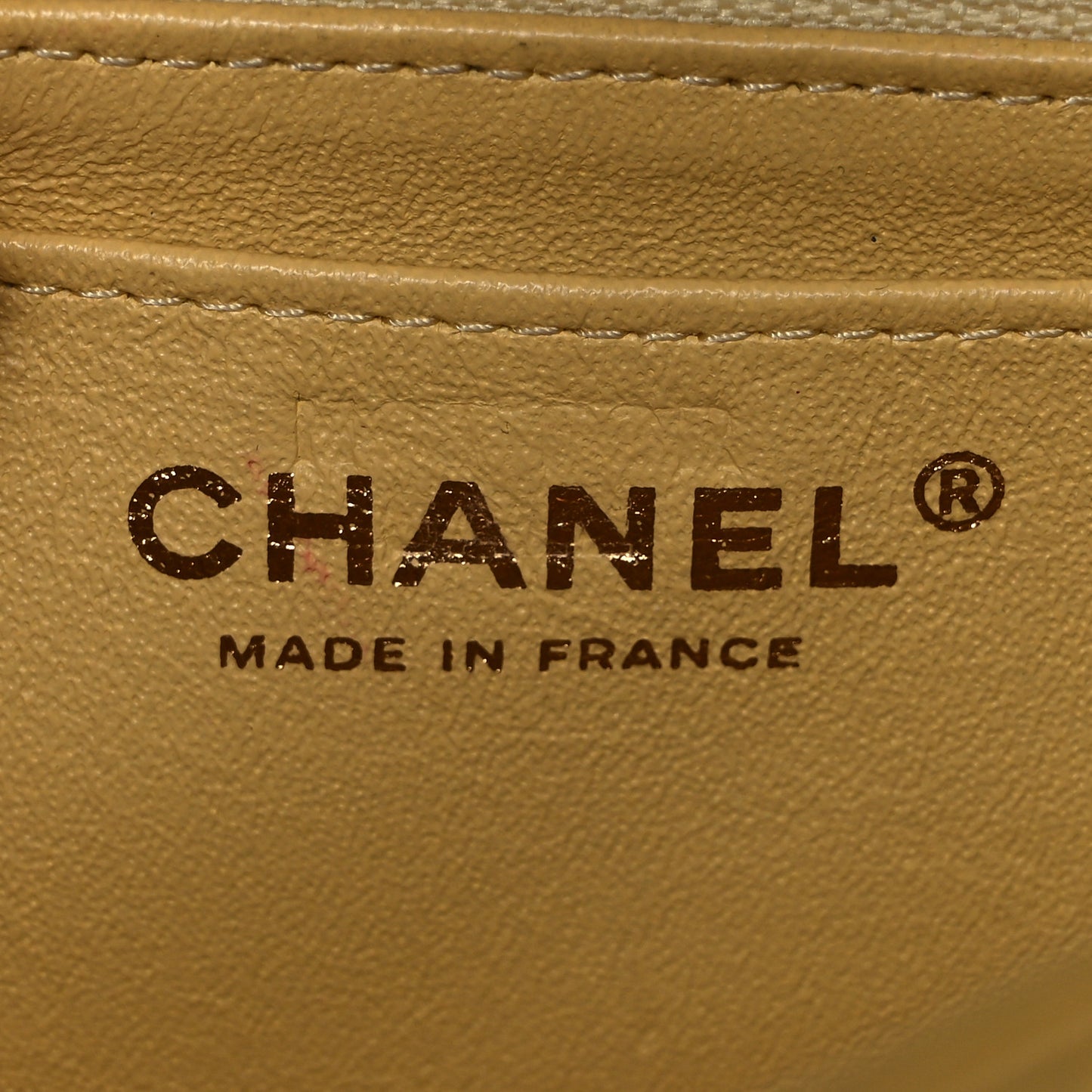 Lambskin Chevron Quilted Mini Rectangular Flap Yellow