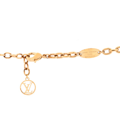 Louis Vuitton Metal Mini Boite Chapeau Pendant Necklace Gold 4 of 4