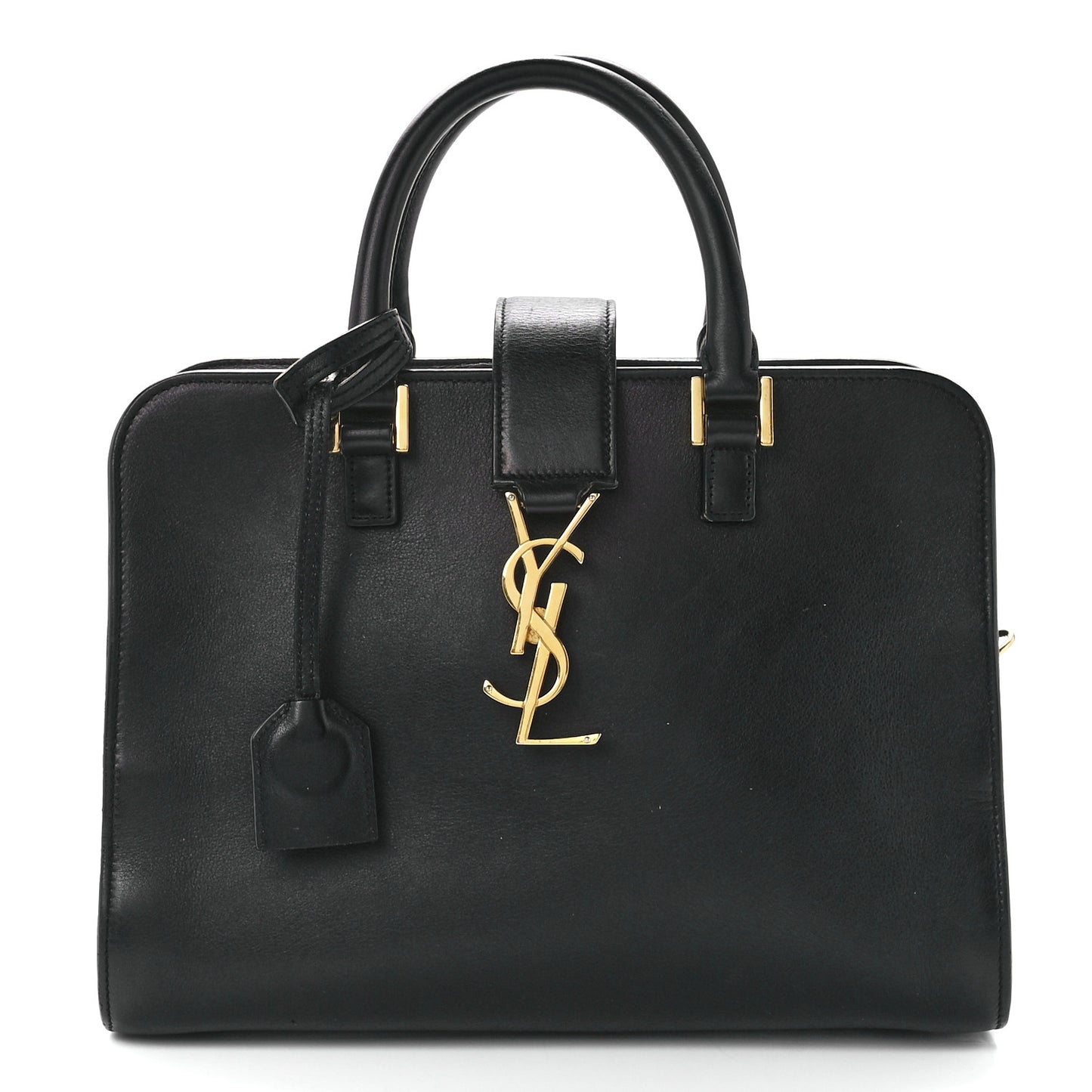 Calfskin Monogram Baby Cabas Black