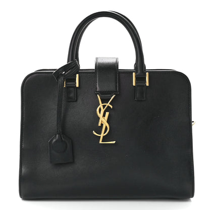 Saint Laurent Calfskin Monogram Baby Cabas Black 1 of 12