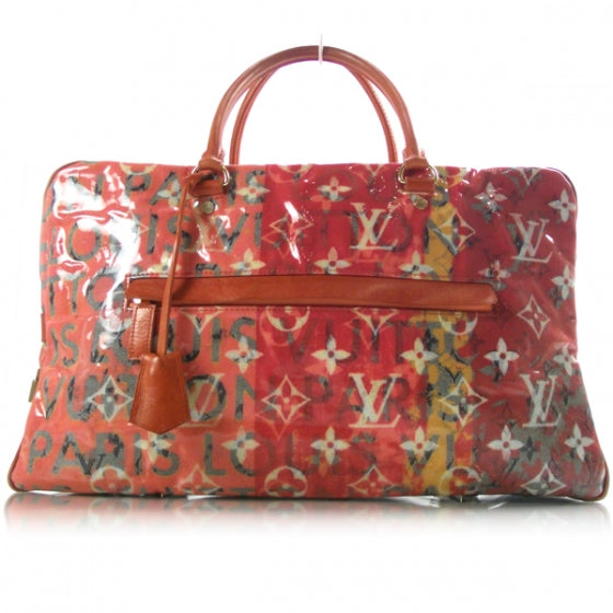 Louis Vuitton Monogram Pulp Defile Weekender GM Rose 1 of 9