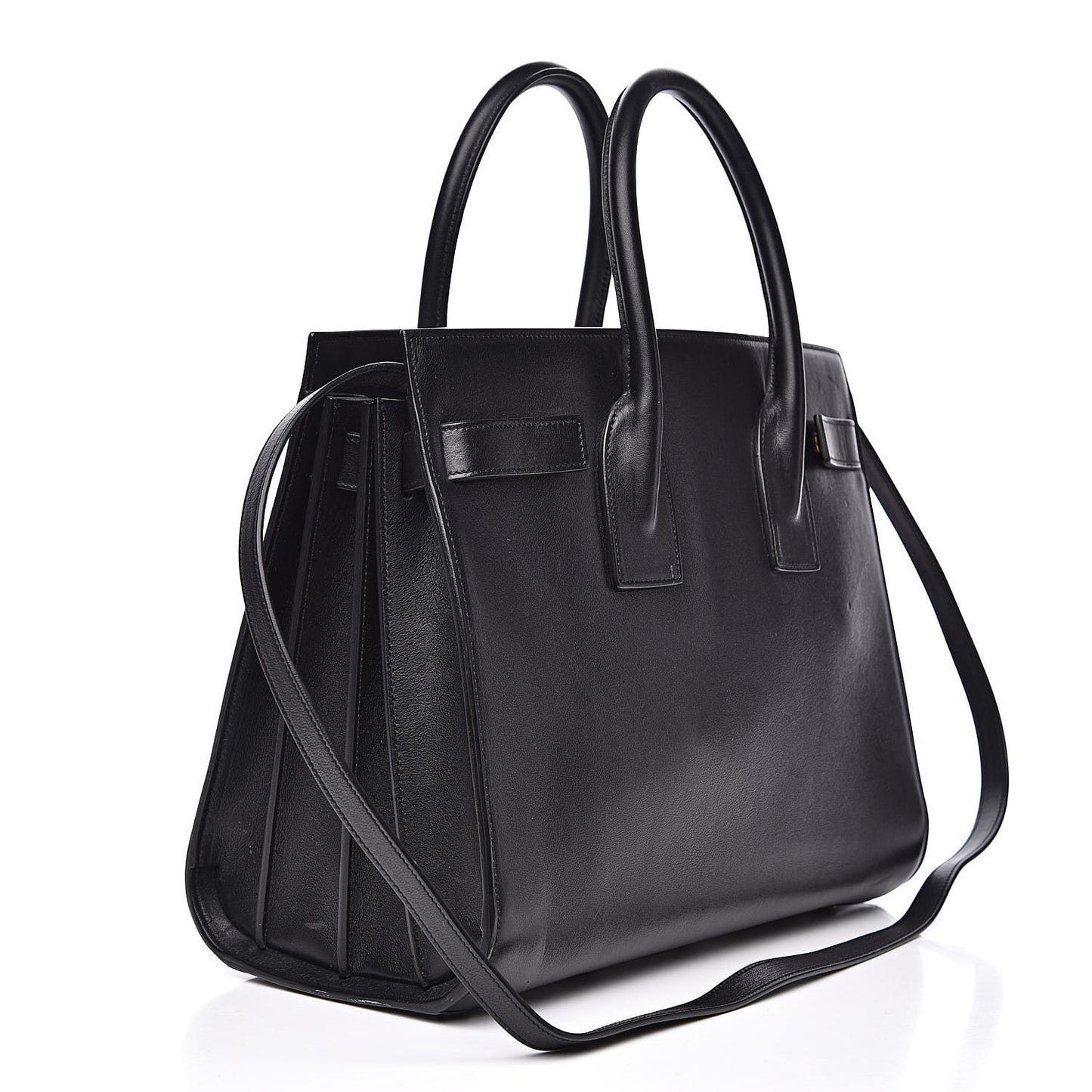 Calfskin Small Sac De Jour Black