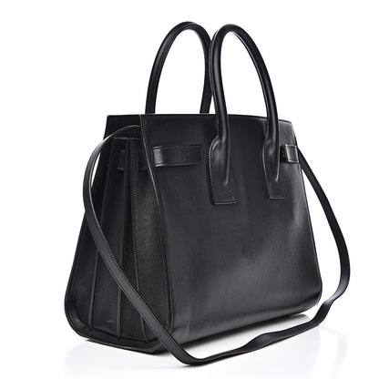 Saint Laurent Calfskin Small Sac De Jour Black 3 of 15