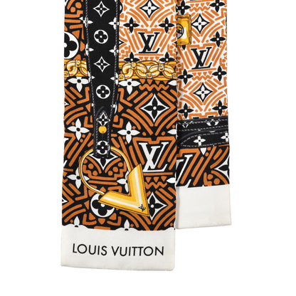 Louis Vuitton Silk Monogram Crafty Confidential Bandeau Caramel 2 of 3