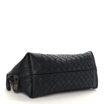 Bottega Veneta Nappa Intrecciato Small Cosmetic Pouch Black 4 of 7