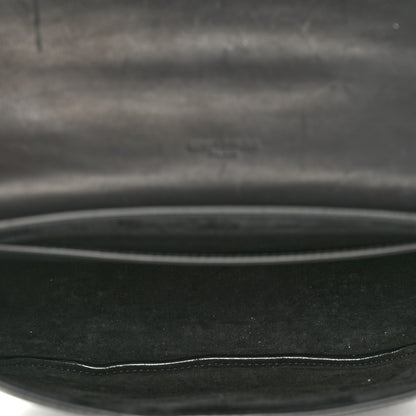 Saint Laurent Smooth Calfskin Monogram Medium Kaia Satchel Black 5 of 12