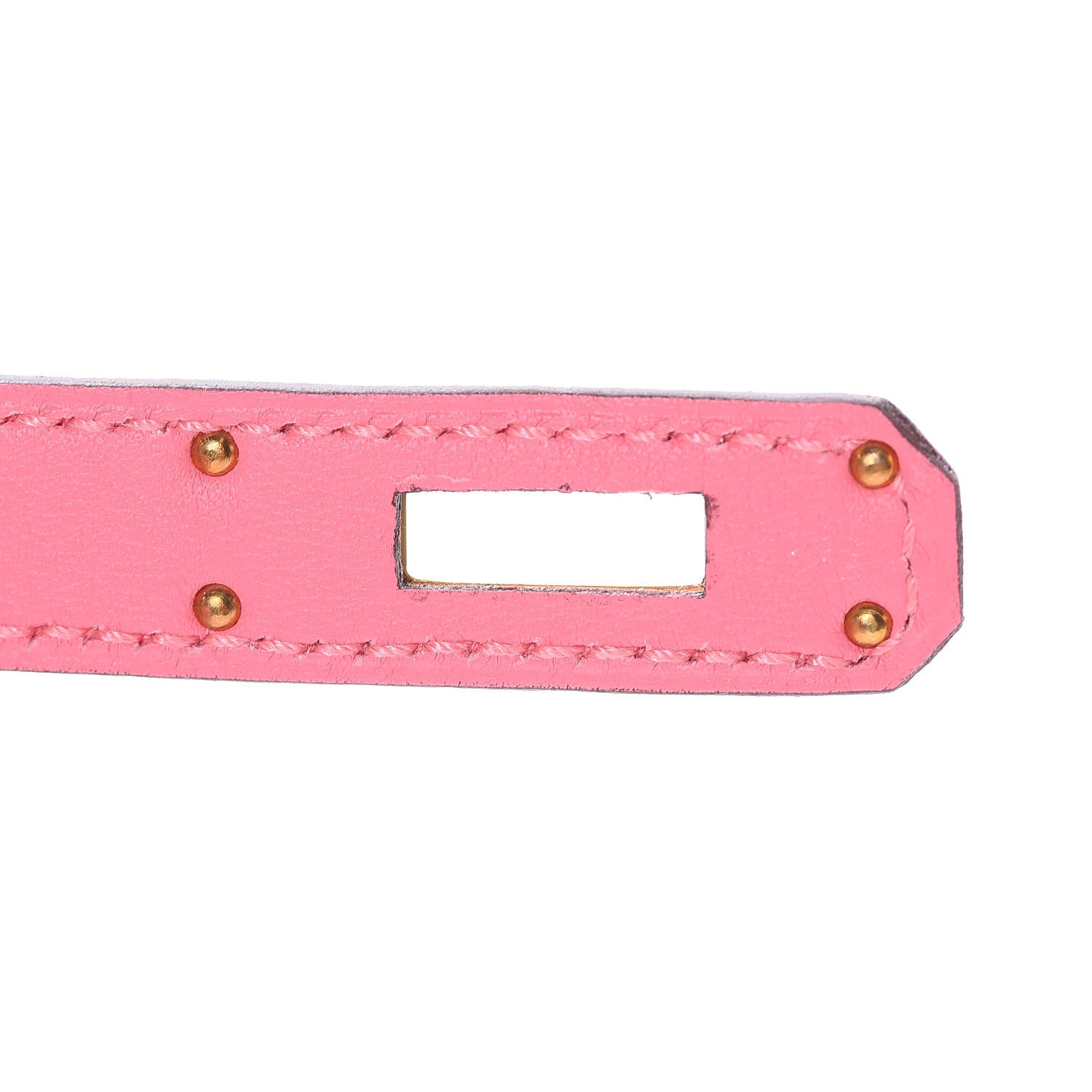 Hermes Swift Kelly Cut Clutch Pochette Rose Azalee 26 of 27