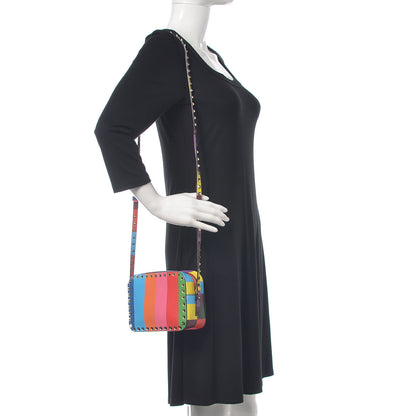 Valentino Garavani Vitello 1973 Rockstud Camera Crossbody Bag Multicolor 2 of 9