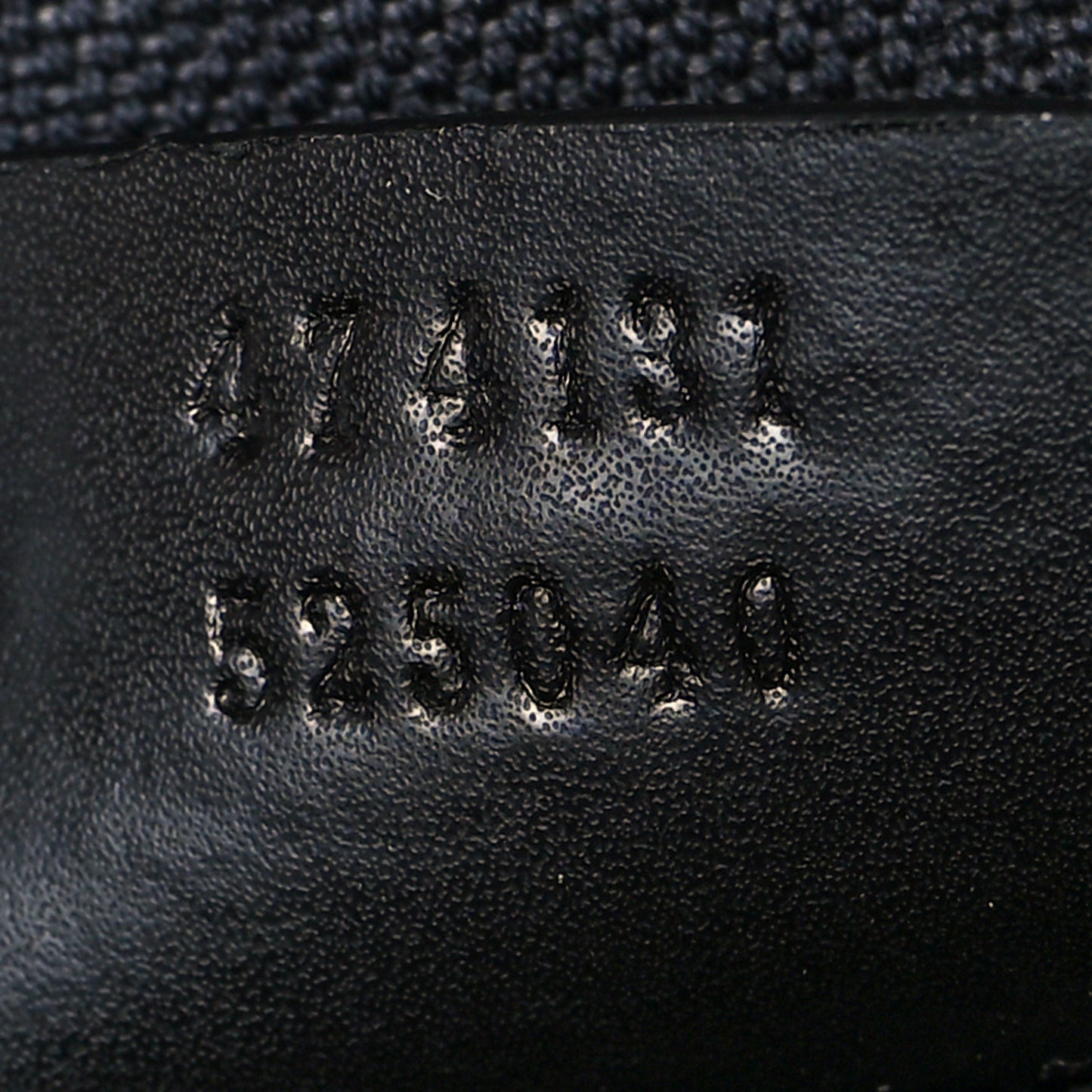 Soft GG Supreme Monogram Appia Calfskin Web Medium Carry On Duffle Bag Black Grey