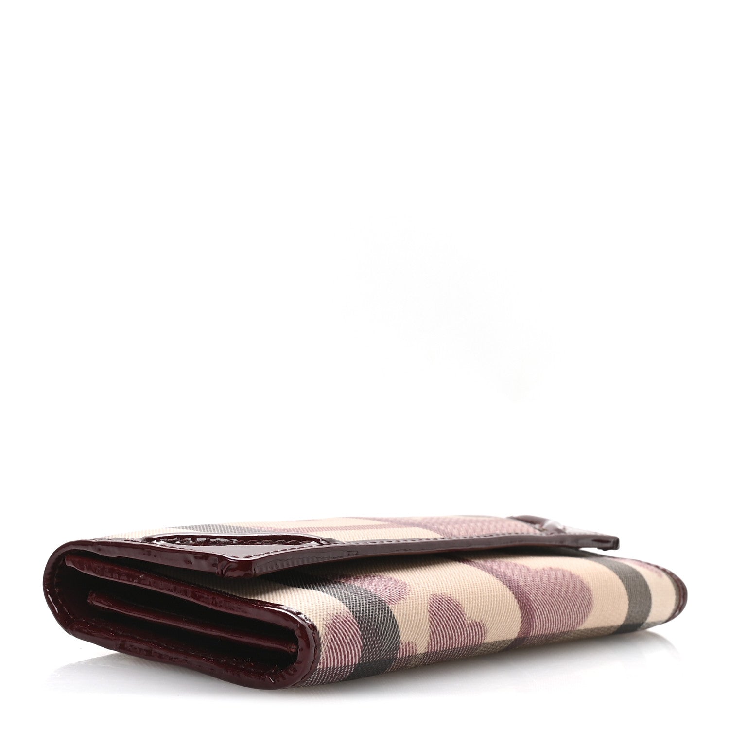 Burberry Nova Check Heart Wallet Berry Red 4 of 8