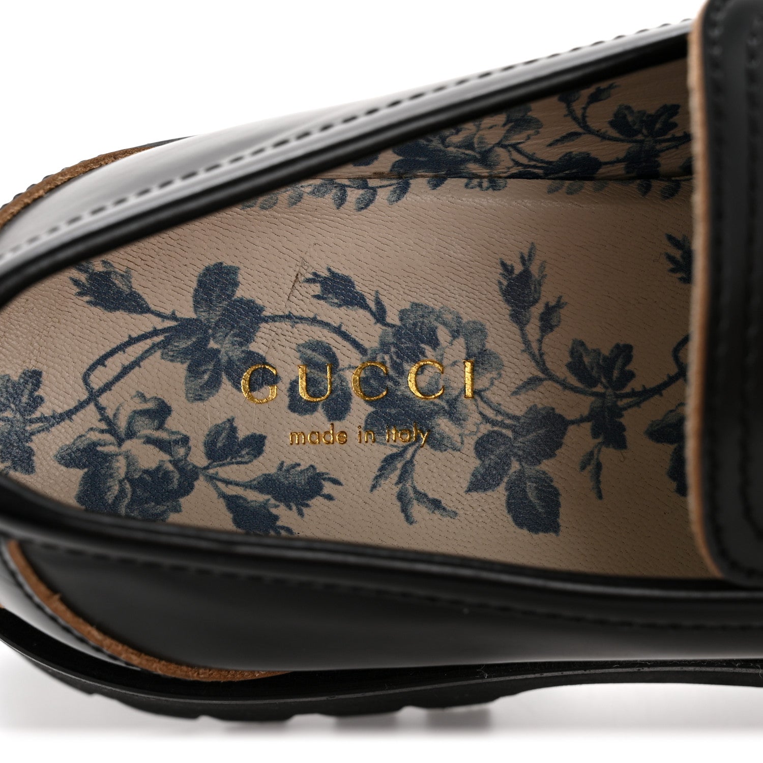 Gucci Cordovan Lux Womens Harald Horsebit 25mm Platform Loafers 36 Black 8 of 10