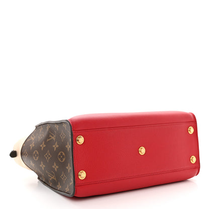 Louis Vuitton Calfskin Monogram On My Side Pirate Red 4 of 12