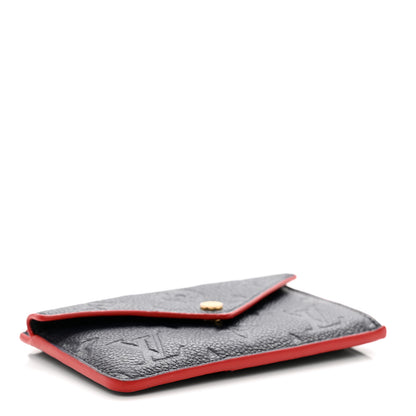 Louis Vuitton Empreinte Recto Verso Card Holder Marine Rouge 5 of 8