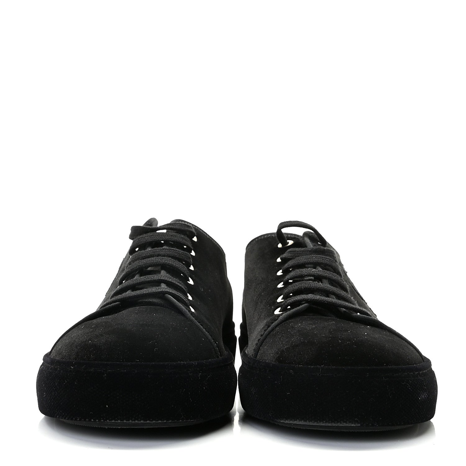 Chanel Velvet Womens CC Sneakers 41 Black 3 of 11