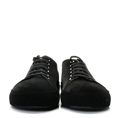 Chanel Velvet Womens CC Sneakers 41 Black 3 of 11