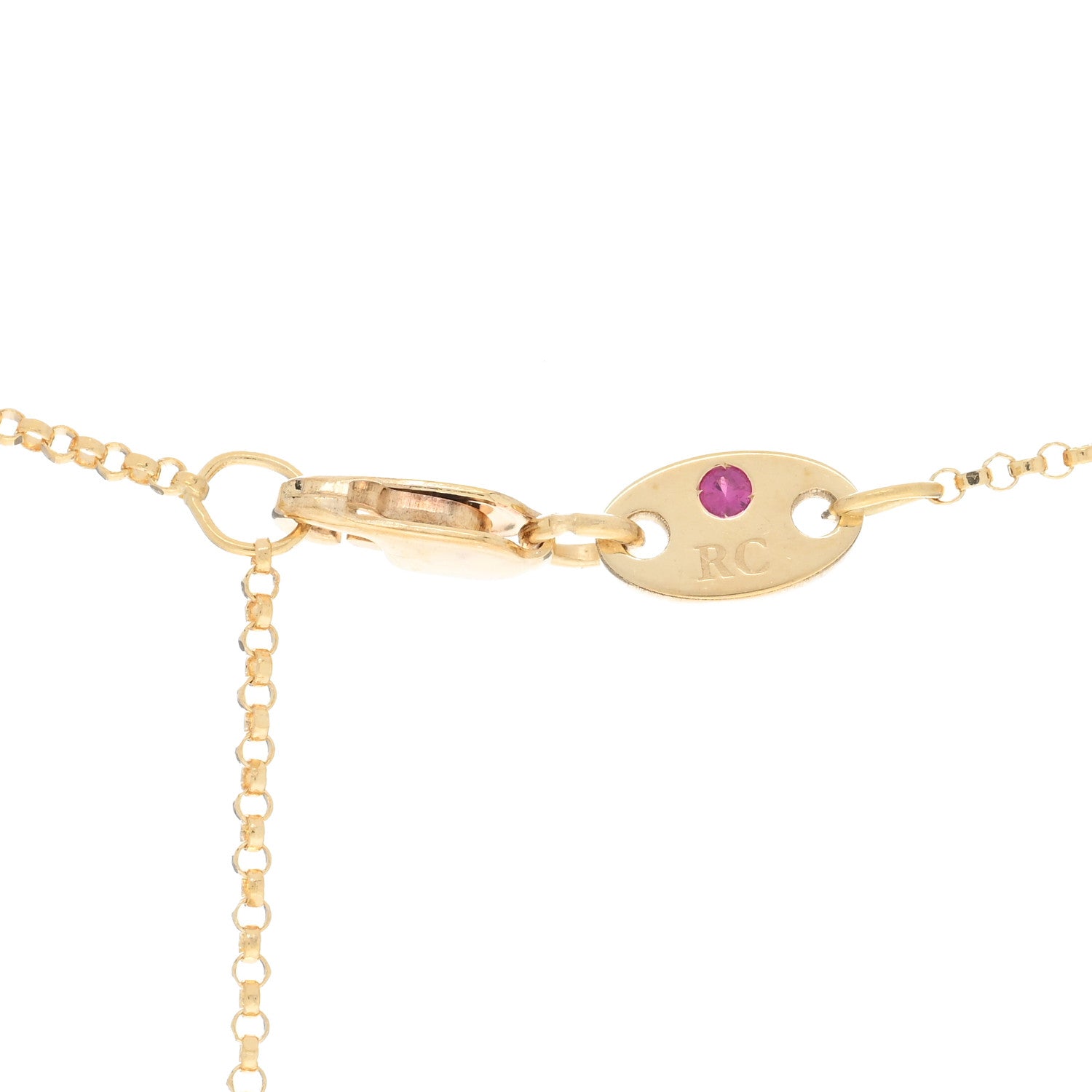 Roberto Coin 18K Yellow Gold Medium Princess Flower Pendant Necklace 4 of 4