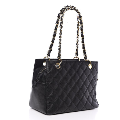 Chanel Caviar Quilted Petit Timeless Tote PTT Black 2 of 9