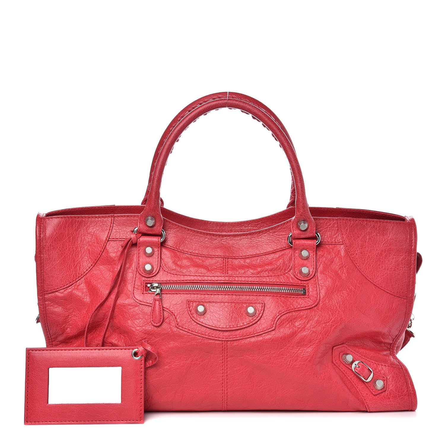 Balenciaga Agneau Giant 12 Silver Hardware Part Time Rose Thulian 1 of 8