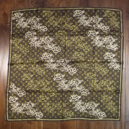 Louis Vuitton Silk Monogram Dentelle Scarf 1 of 4