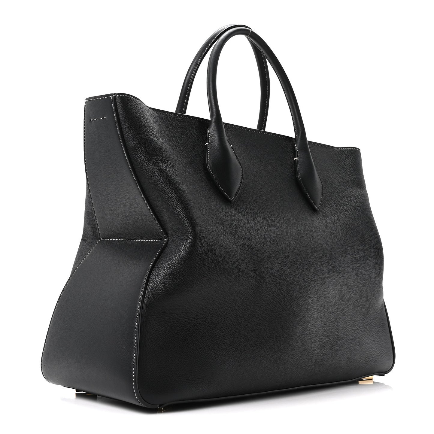 Calfskin Star Large Tote Black
