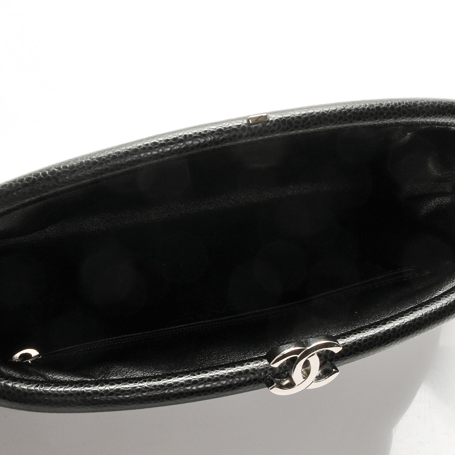 Lambskin CC Espadrilles 38 White Black