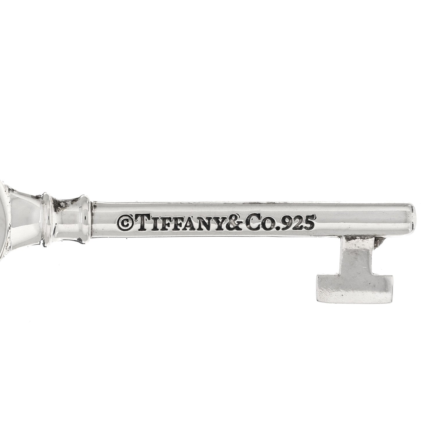 Tiffany Sterling Silver Return To Tiffany Round Key Pendant Necklace 3 of 3