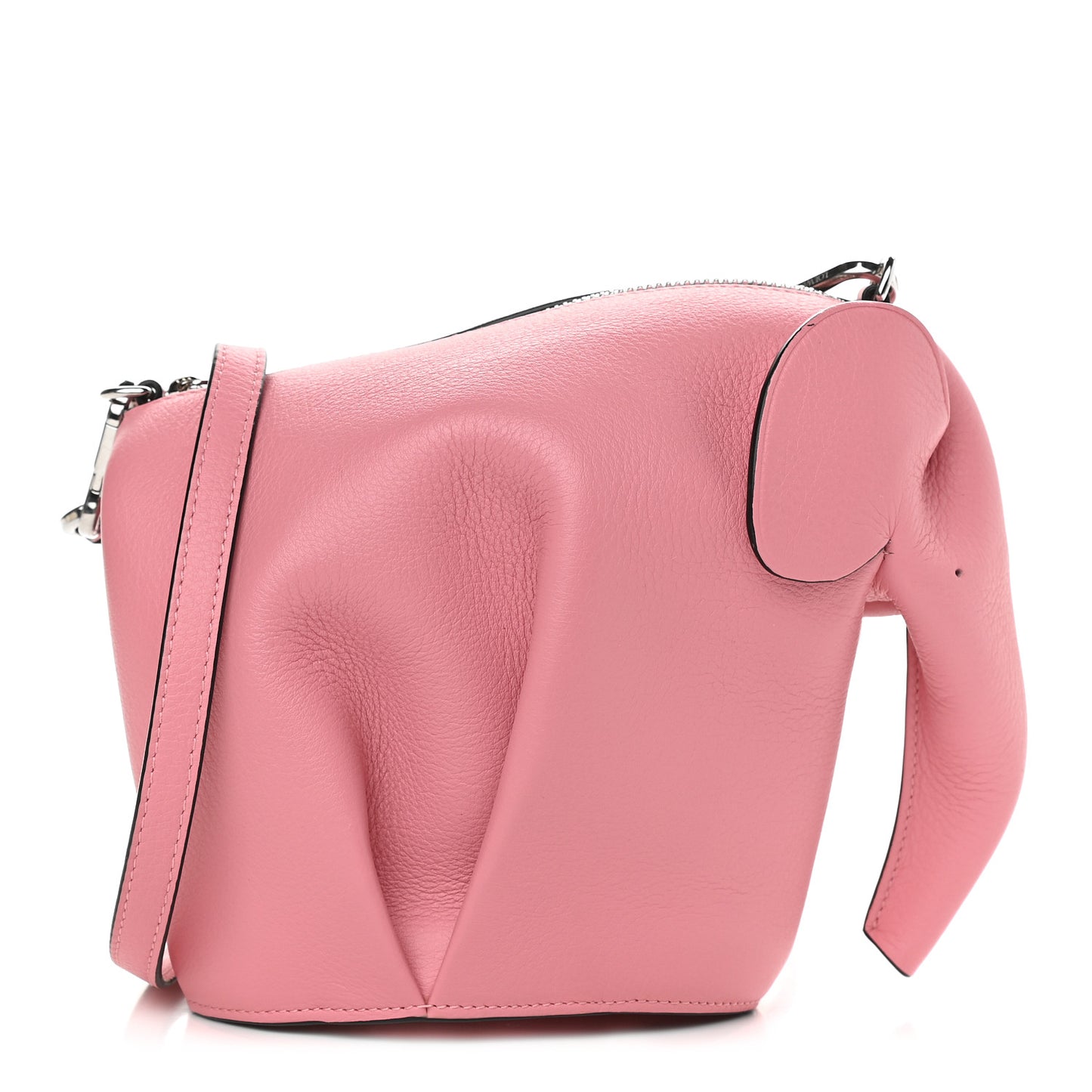 Calfskin Mini Elephant Crossbody Bag Candy