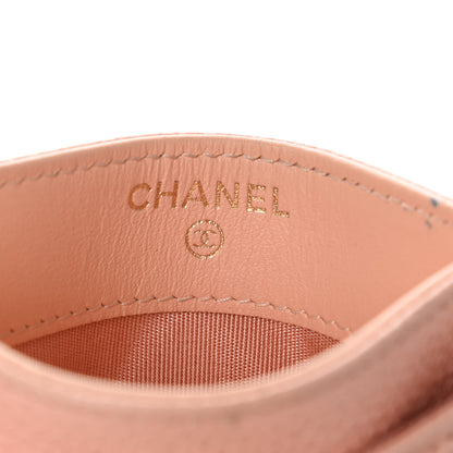 Chanel Caviar Quilted Boy Card Holder Light Pink 6 of 9