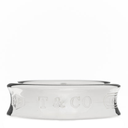 Tiffany Sterling Silver 1837 Band Ring 57 8 1 of 5