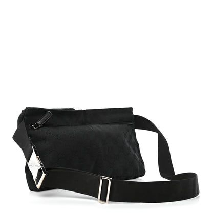Gucci GG Monogram Double Pocket Belt Bag Black 3 of 11