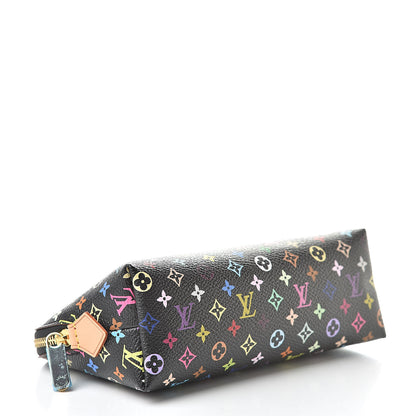 Louis Vuitton Monogram Multicolor Cosmetic Pouch Black Grenade 4 of 7