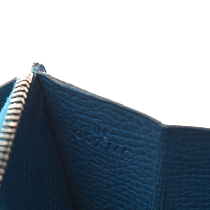 Hermes Epsom Constance Compact Passant Wallet Bleu Izmir 7 of 7