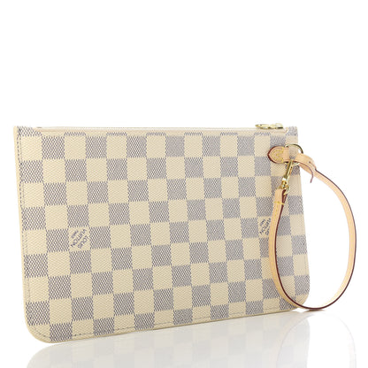 Louis Vuitton Damier Azur Neverfull MM GM Pochette 3 of 7