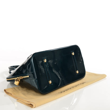 Louis Vuitton Vernis Alma GM Blue Nuit 4 of 7